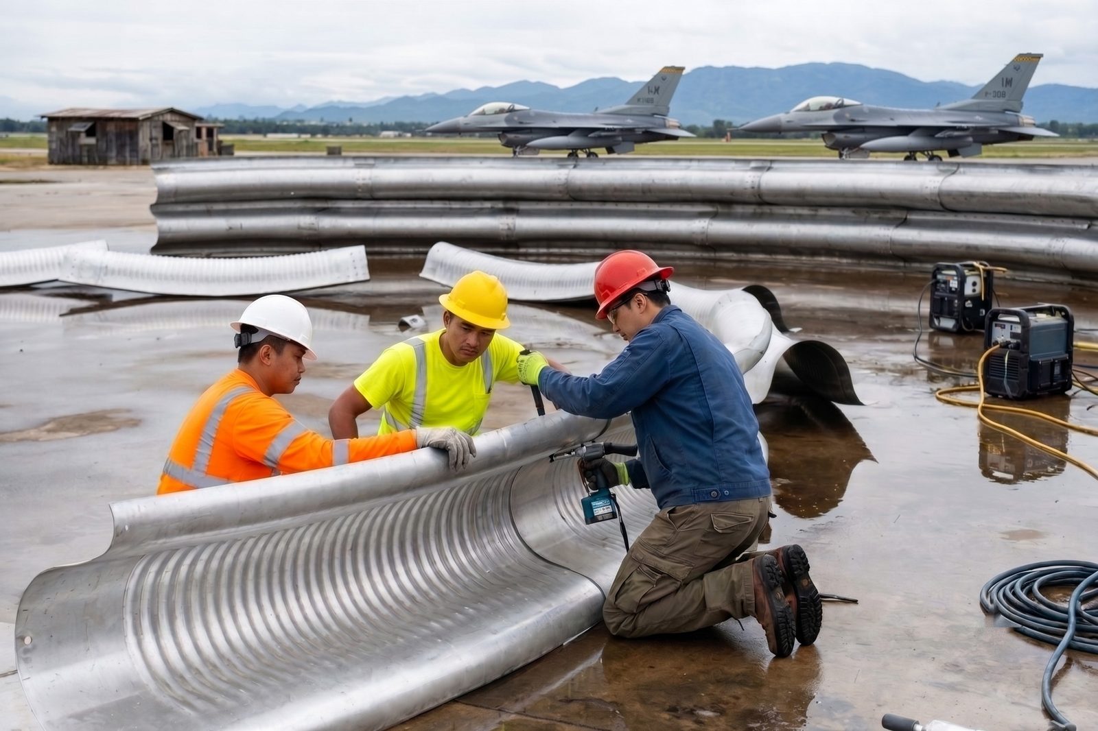 Wonder Arch Panel (Arch Liner) assembly - construction engineering